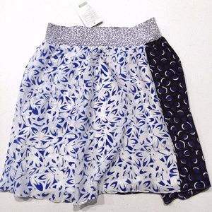 Anthropologie Maeve silk skirt w pockets NWT